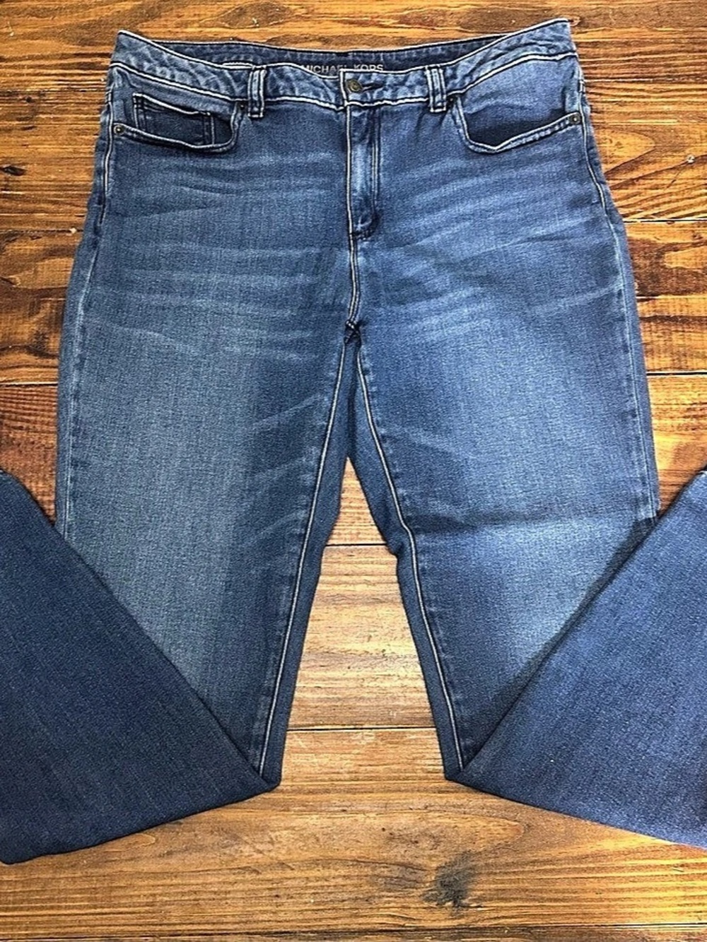 Michael Kors Skinny Jeans in Blue Waist 10